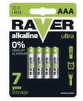 Miniatyrbillede 1 af 2: Alkaliske batterier 1,5V LR6 AAA Raver sæt med 4