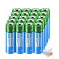 Miniatyrbillede 1 af 2: PALO 3000mAh AA USB Genopladeligt Batteri, Praktisk USB Opladning, Multi-Pack Muligheder,20 stk, 1,5V