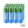 Miniatyrbillede 1 af 2: PALO 3000mAh AA USB Genopladeligt Batteri, Praktisk USB Opladning, Multi-Pack Muligheder,1,5V, 12 stk.