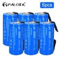 Miniatyrbillede 2 af 2: PALO LiFePO4-batteri, 7200mAh kapacitet, 3,2V spænding,6 stk.