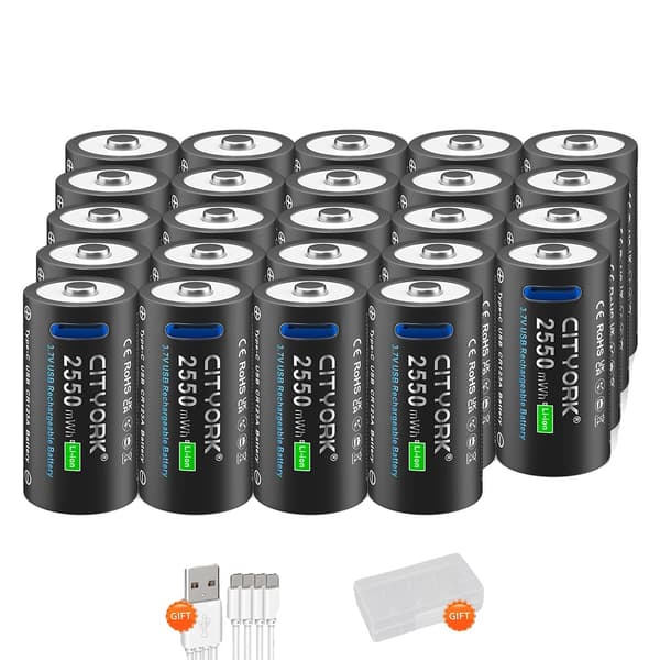 Uppladdningsbart litiumbatteri, 2550mWh kapacitet, 1200 cykler,24ST
