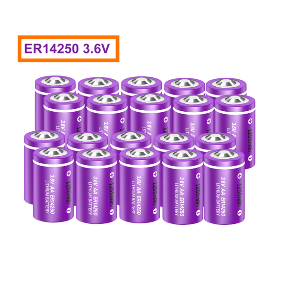 Lithiumbatteri 3,6V, 1200mAh kapacitet, bredt drifts temperaturinterval