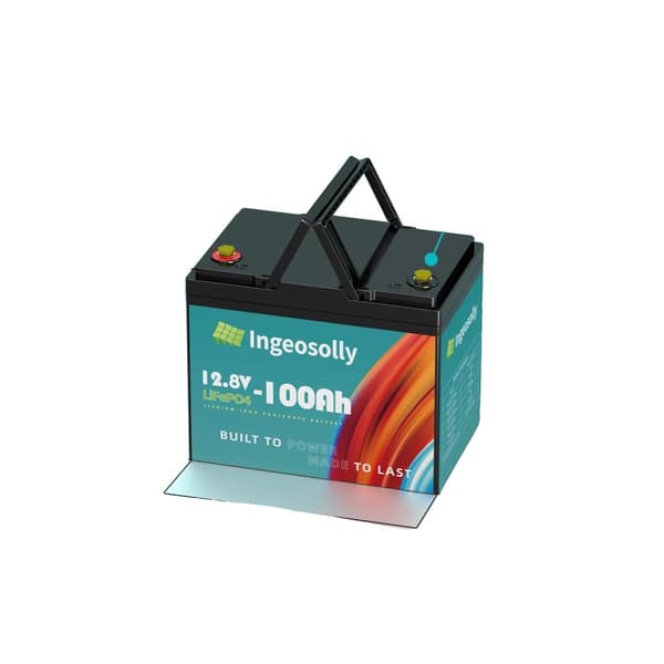 LiFePO4-batteri, høj kapacitet, 1280Wh energilagring,12V 100AH