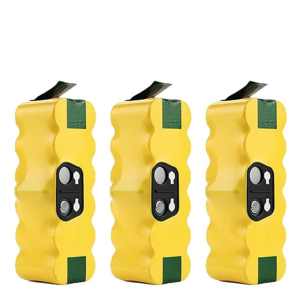 Ni-MH-batteri til iRobot Roomba, 5000mAh kapacitet, kompatibel med flere modeller,3 stk. 5,0 Ah batteri