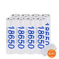 Miniatyrbillede 1 af 2: 18650 Li-Ion batteri, 3200mAh kapacitet, Original Panasonic kompatibel, 3,7 V, 8 stk 18650