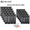 Miniatyrbild 2 av 2: Laddningsbara Ni-MH-batterier, 3000mAh AA, 1100mAh AAA,1,2V, 20AA och 20AAA