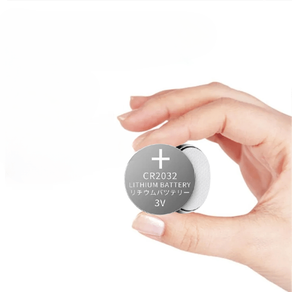 CR2032 Lithium-myntbatteri, 3V nominelt spænding, langvarig 220mAh kapacitet, kompakt størrelse