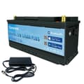 Miniatyrbillede 1 af 2: LiFePO4 Lithiumbatteri, 12V 120Ah, Bluetooth-funktionalitet,12V 120Ah Bluetooth