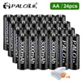 Miniatyrbillede 2 af 2: Genopladelige AA-batterier, Miljøvenlige, Velegnet til legetøj og fjernbetjening., 12V, 24 stk AA