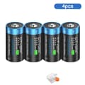 Miniatyrbillede 1 af 2: Genopladeligt C-størrelse batteri, USB-opladning, Lithium-teknologi, 4 Batteri med Kabel