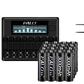 Miniatyrbillede 1 af 2: PALO AA Genopladelige Batterier, 3000mAh Kapacitet, NI-MH Teknologi,16 AA og 1 oplader