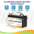 Miniatyrbillede 2 af 2: LiFePO4-batteri, 100Ah kapacitet, 12,8V spænding,12v 100Ah 332