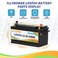 Miniatyrbillede 2 af 2: LiFePO4-batteri, 100Ah kapacitet, 12,8V spænding,12v 100Ah 352