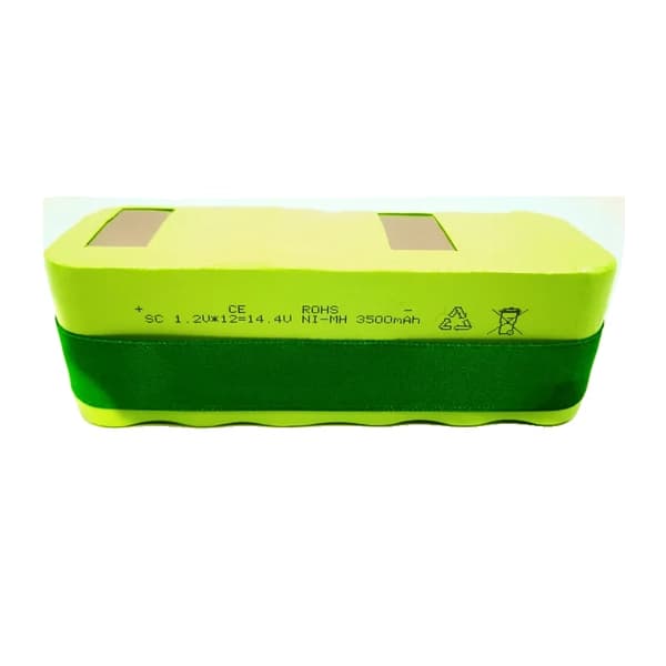 Ladattava akku, 3500mAh, Ni-MH,14.4V, Hedelmä vihreä