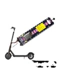 Miniatyrbillede 1 af 2: Li-ion batteri, 36V, letvægtsdesign,7800mAh