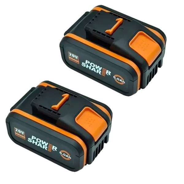 Ersättningsbatteri, 20V, Li-Ion,Worx 6AhX2