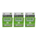Miniatyrbillede 1 af 2: AA USB genopladeligt batteri, 2600mWh kapacitet, 1.5V spænding, 4 pakke,12 pcs AA og 3kabel
