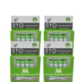 Miniatyrbillede 1 af 2: AA USB genopladeligt batteri, 2600mWh kapacitet, 1.5V spænding, 4 pakke,16 stk AA og 4kabel