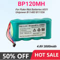 Miniatyrbillede 2 af 2: BP120MH Batteri, Genopladelig, 3000mAh, 4.8V,For Fluke BP120MH