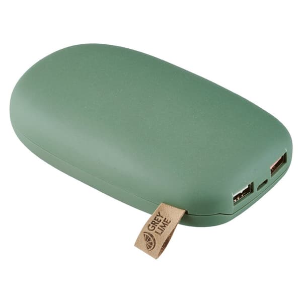 GreyLime Power Stone ll 10400 mAh powerbank USB-C & USB-A, Grøn