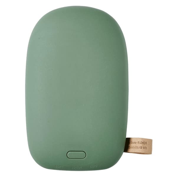 GreyLime Power Stone ll 10400 mAh powerbank USB-C & USB-A, Grøn
