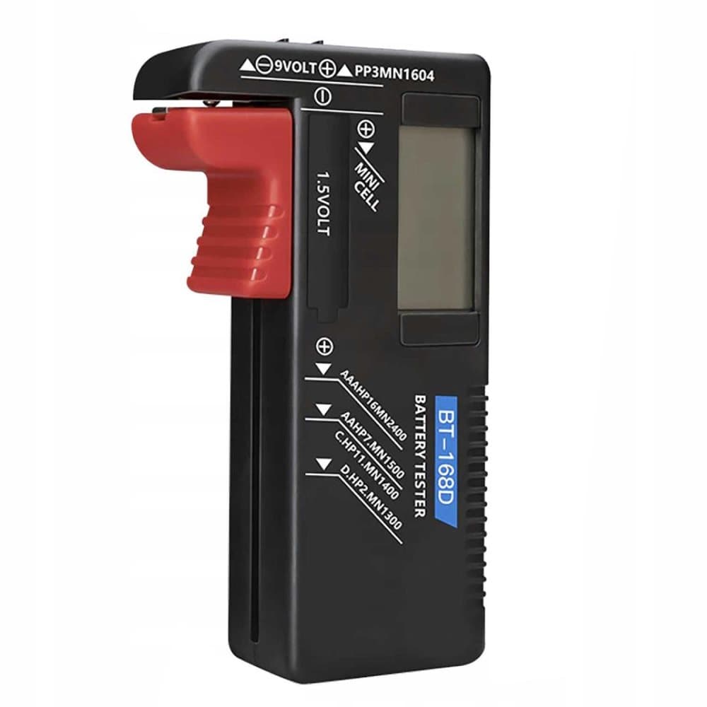 Batteritestare med LCD