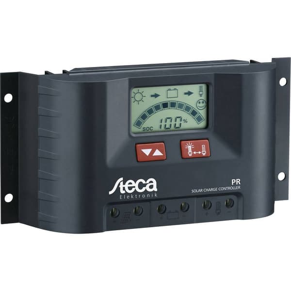 Steca PR 1515 Solenergi laddningsstyrenhet PWM 12 V, 24 V 15 A