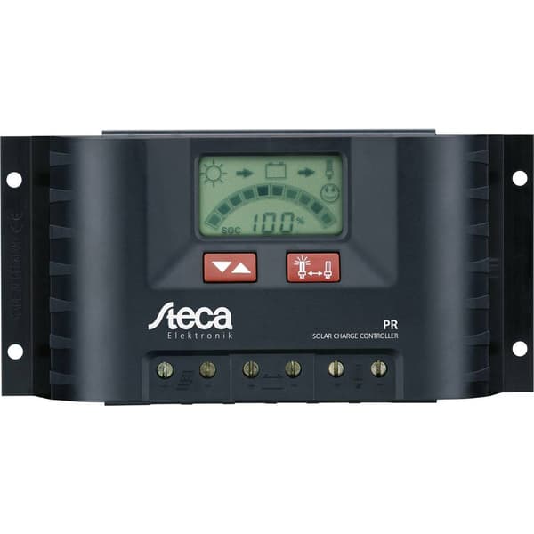 Steca PR 1515 Solenergi laddningsstyrenhet PWM 12 V, 24 V 15 A