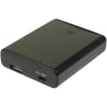Miniatyrbild 3 av 4: Velleman BH341USB Batteribox 4 AA (R6) (L x B x H) 60 x 20 x 80 mm