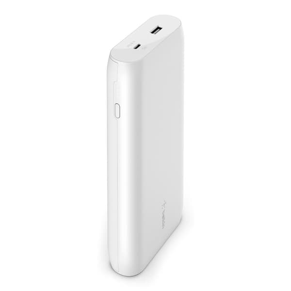Belkin Power Bank 20.000 MaH - Hurtigoplader - Hvid Hvid