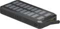 Pikkukuva 1 / 4: Outdoor Power Bank - 20 000 mAh - 18 W - 2x USB-A ja USB-C - Aurinkopaneelilla - Musta