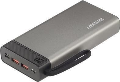 PB-20-PD3.0 Powerbank 20000 mAh Strømforsyning LiPo grå-sort (VC-12918120)