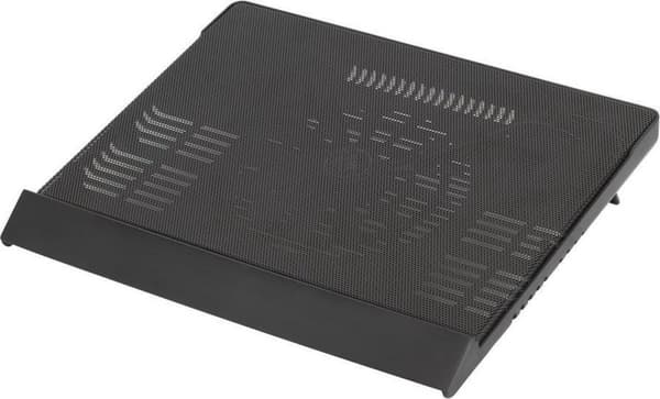 Rivacase 5556 kylplatta för bärbar dator 43,9 cm (17,3'') Svart Svart