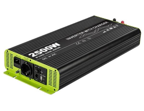 KOSUNPOWER UPS záložní zdroj s externí baterií 2500W, baterie 24V / AC230V čistý sinus