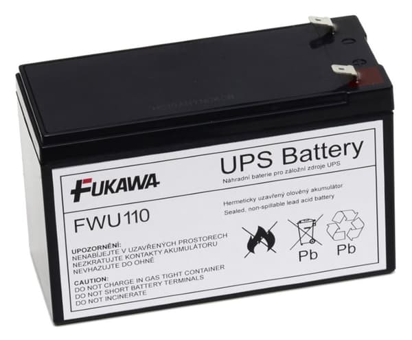 FUKAWA olověná baterie FWU110 do UPS APC/ náhradní baterie za RBC110/ životnost 5 let