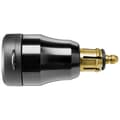 Miniatyrbild 3 av 3: Interphone Cellularline Aluminium Din-adapter Usb+usb Type C Svart