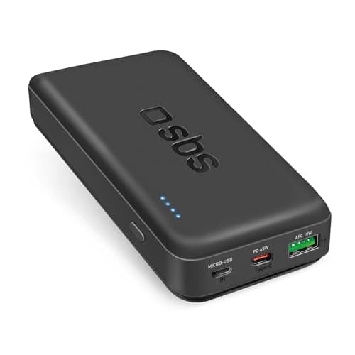 SBS powerbank 20.000 mAh USB-C 45W/USB 18W/Micro USB sw (TTBB20000PD45WK)