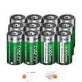 Miniatyrbillede 1 af 2: Lithium-Ion Batteri, Type-C USB Opladning, Langvarig Strøm, 8 stk