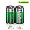 Miniatyrbillede 2 af 2: Lithium-Ion Batteri, Type-C USB Opladning, Langvarig Strøm, 8 stk