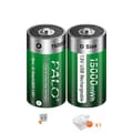 Miniatyrbillede 1 af 2: Lithium-Ion Batteri, Type-C USB Opladning, Langvarig Strøm, 8 stk