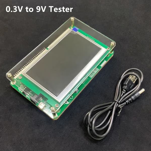 Lithium Batteripakke Tester, Enkeltcellemåling, Serieforbindelsesspændingsmåling, 0,3V til 9V Tester