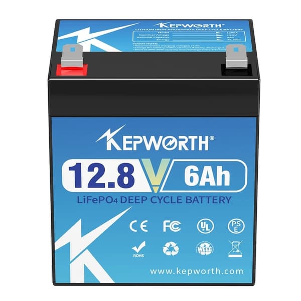 LifePo4 batteri, indbygget BMS, serie eller parallel kompatibilitet., 12V 20AH