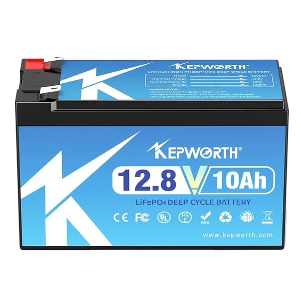 LifePo4 batteri, indbygget BMS, serie eller parallel kompatibilitet., 12V 20AH