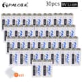 Miniatyrbillede 2 af 2: Genopladeligt 9V batteri, 650mAh kapacitet, USB-opladning, 18 stk