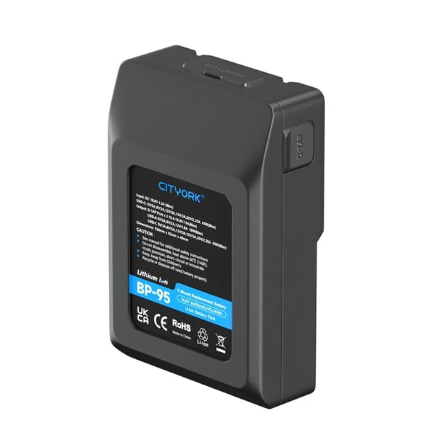 V Mount Batteri, Høj Kapacitet Li-Ion, Hurtig USB Opladning,BP-185 = BP-185