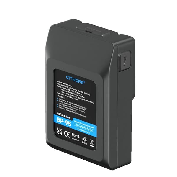 V Mount Batteri, Høj Kapacitet Li-Ion, Hurtig USB Opladning,BP-185 = BP-185