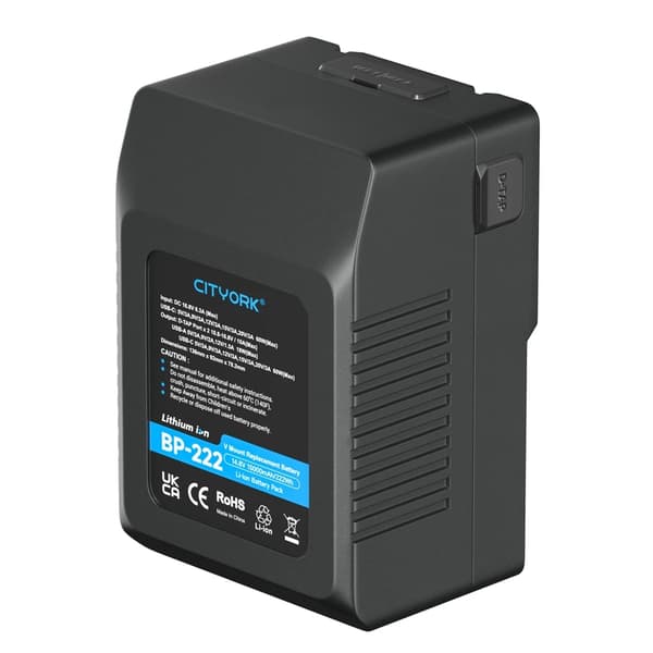 V Mount Batteri, Høj Kapacitet Li-Ion, Hurtig USB Opladning,BP-185 = BP-185