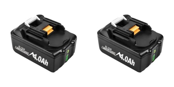 Ersättnings Li-Ion-batteri, 18V spänning, 6000mAh kapacitet,2-pack 6000mAh