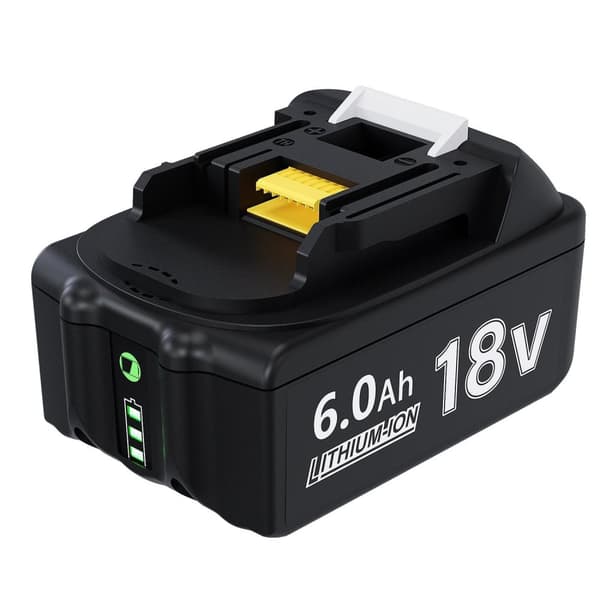 Uppladdningsbart 18V-batteri, 6000mAh kapacitet, CE-certifierat,2-pack 6000mAh