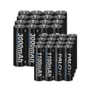 Pikkukuva 1 / 2: PALO Ladattavat Paristot, 3000mAh AA-kapasiteetti, 1100mAh AAA-kapasiteetti,16AA 16AAA